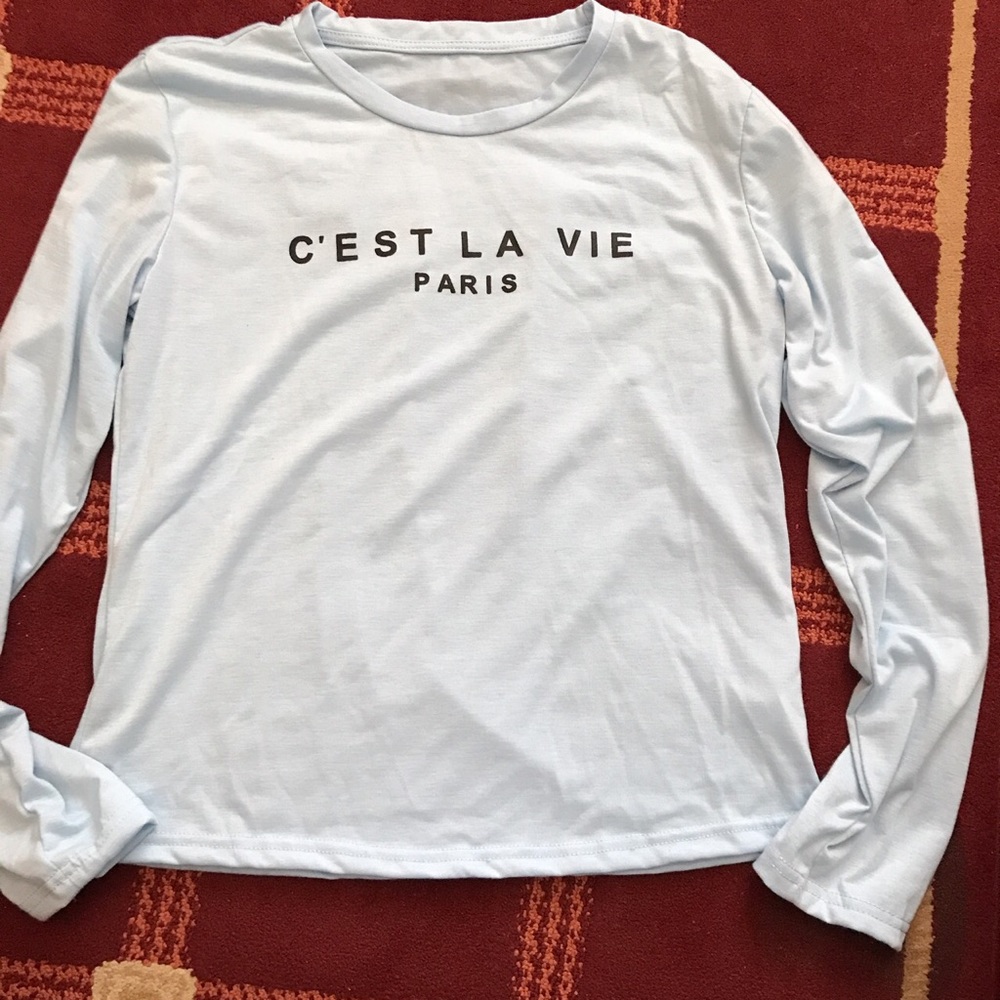 Light blue shirt